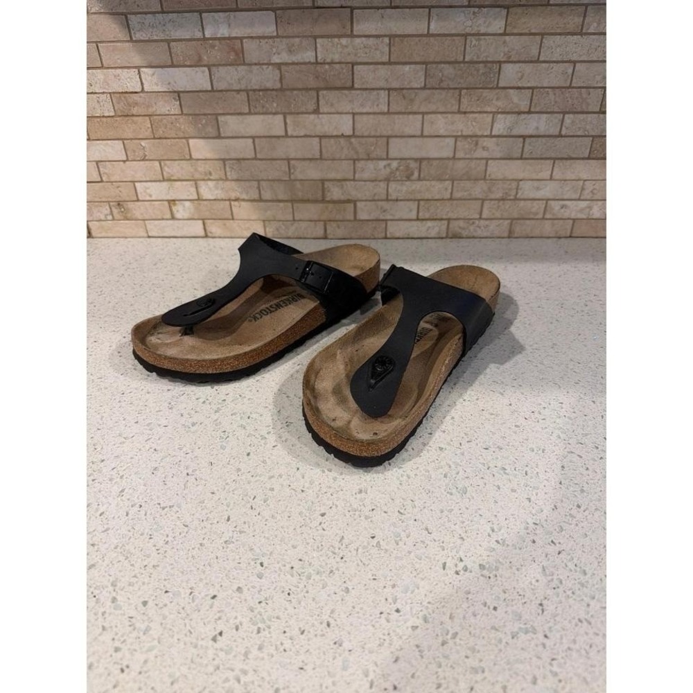 Birkenstock Gizeh Sandals Womens 7 Black‎